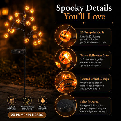 🎃Solar Pumpkin Stake Lights | Waterproof Outdoor Garden Decor, Auto Dusk-to-Dawn