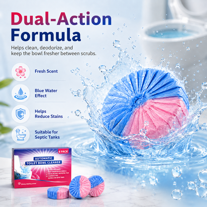 Dual-Color Toilet Tank Cleaner Tablets