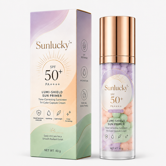 Sunluckyshop™ Three-Color Protective Isolation Cream with SPF 50 Coverage