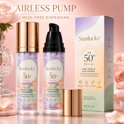 Sunluckyshop™ Three-Color Protective Isolation Cream with SPF 50 Coverage