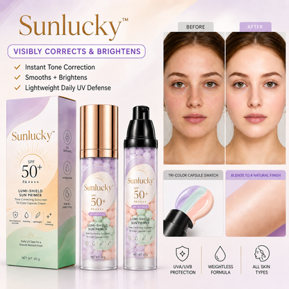 Sunluckyshop™ Three-Color Protective Isolation Cream with SPF 50 Coverage