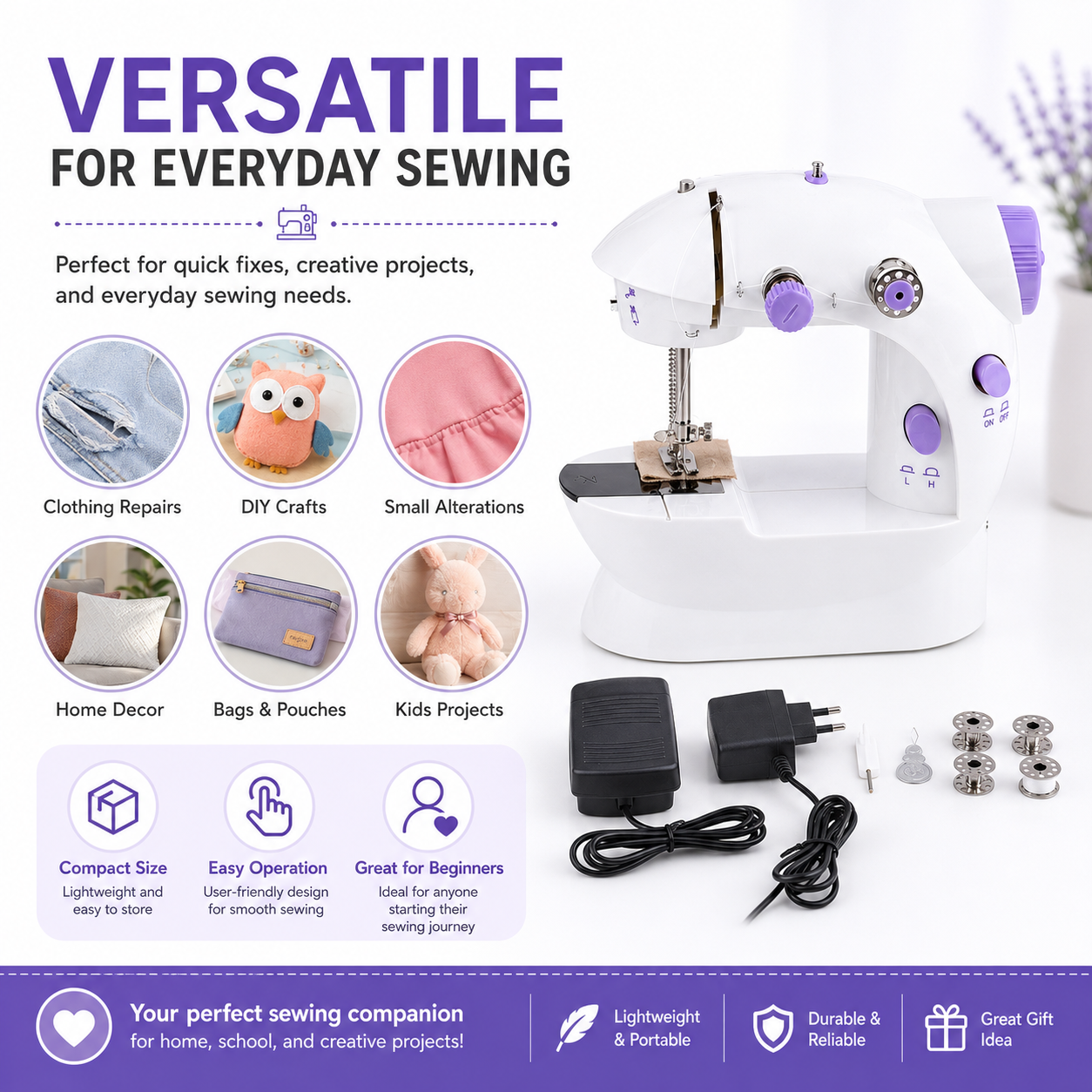 ⭐Household Mini Electric Sewing Machine