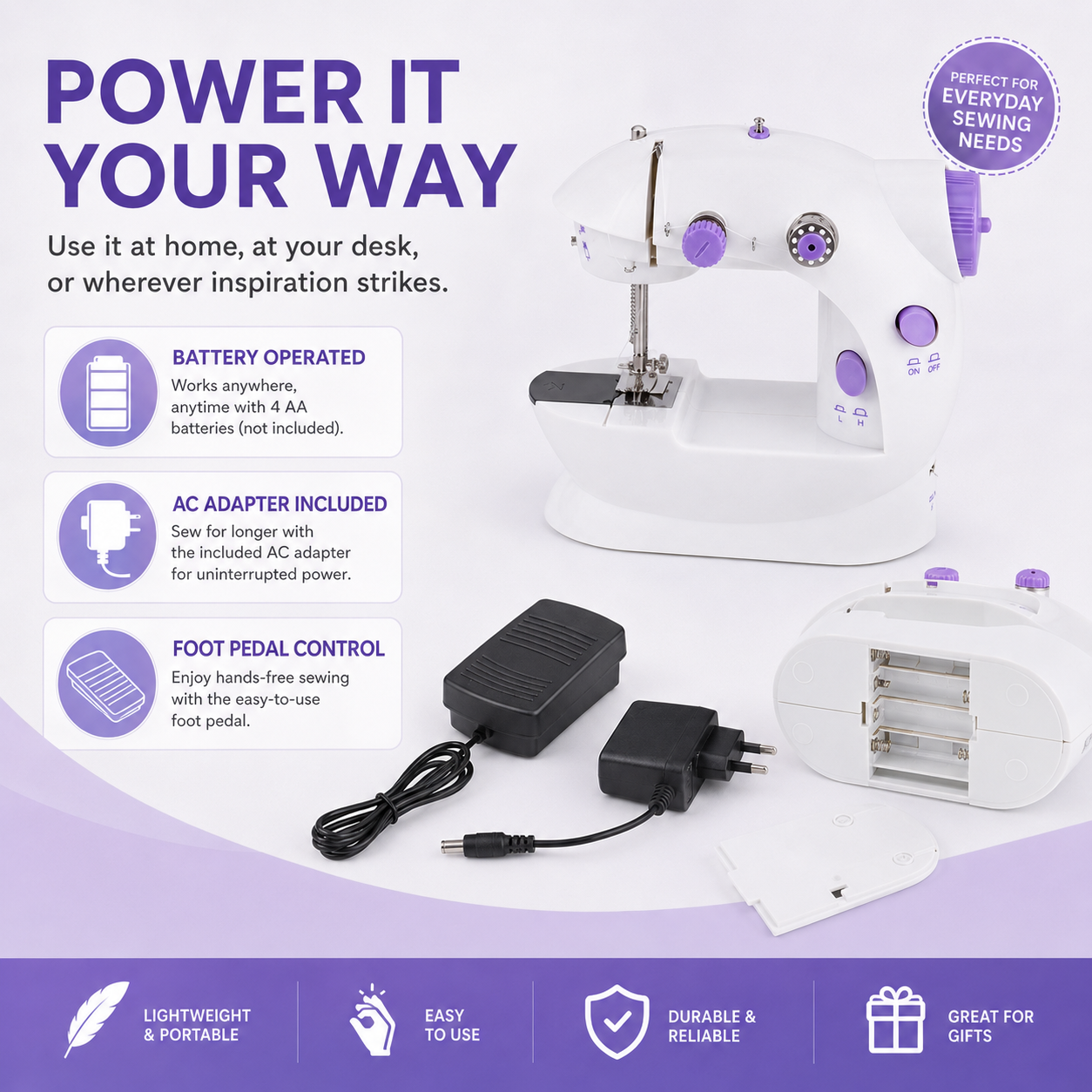 ⭐Household Mini Electric Sewing Machine