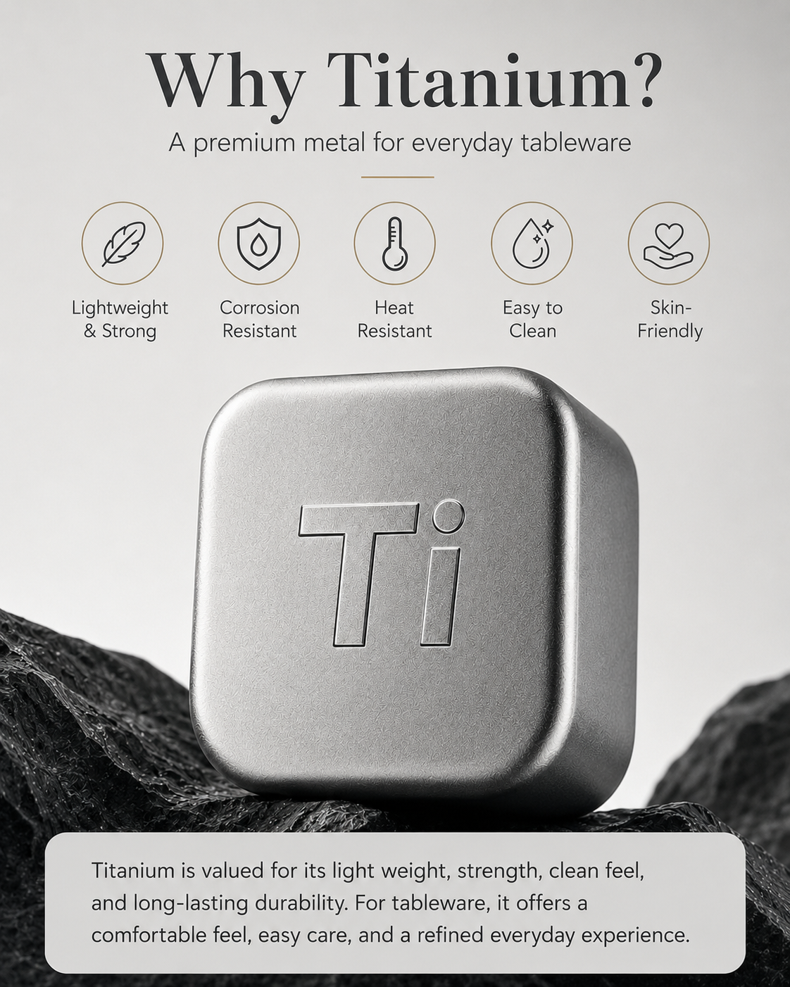 Five upgraded details of the titanium ice-frost spoon