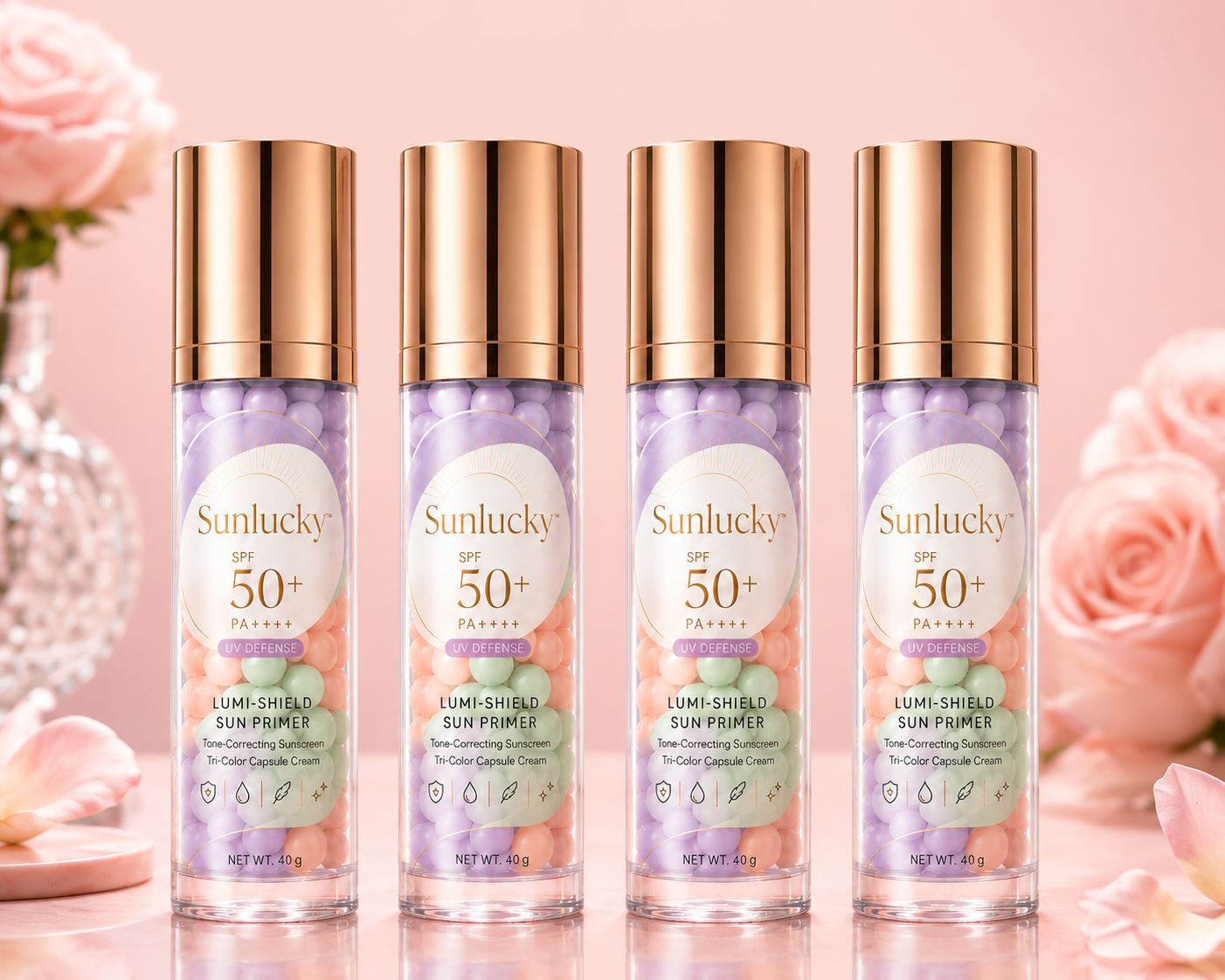 Sunluckyshop™ Three-Color Protective Isolation Cream with SPF 50 Coverage