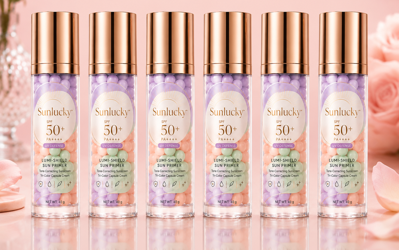 Sunluckyshop™ Three-Color Protective Isolation Cream with SPF 50 Coverage