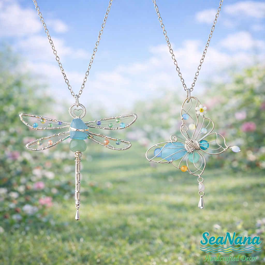 🦋Embrace Your Essence: Timeless Butterfly & Dragonfly Pendants