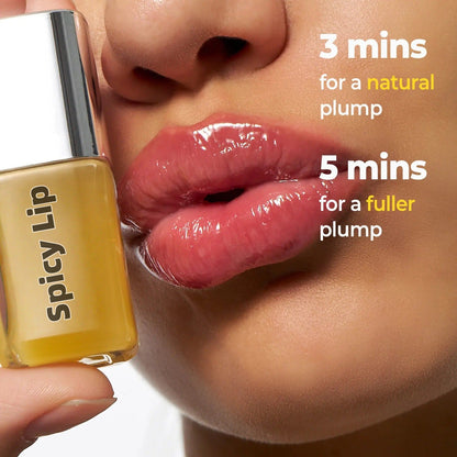 Spicy Lip Plumper — Fuller-Looking Lip Plumper Gloss, Non-Sticky, High-Shine Finish