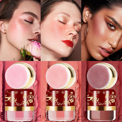 Pat Puff Powder Blush | Lazy Blush Makeup