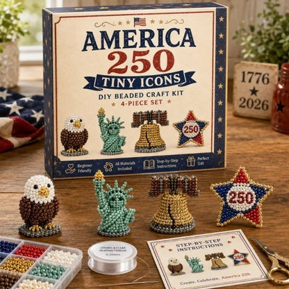 🧵✨ Mini 3D Beaded Animal DIY Kit