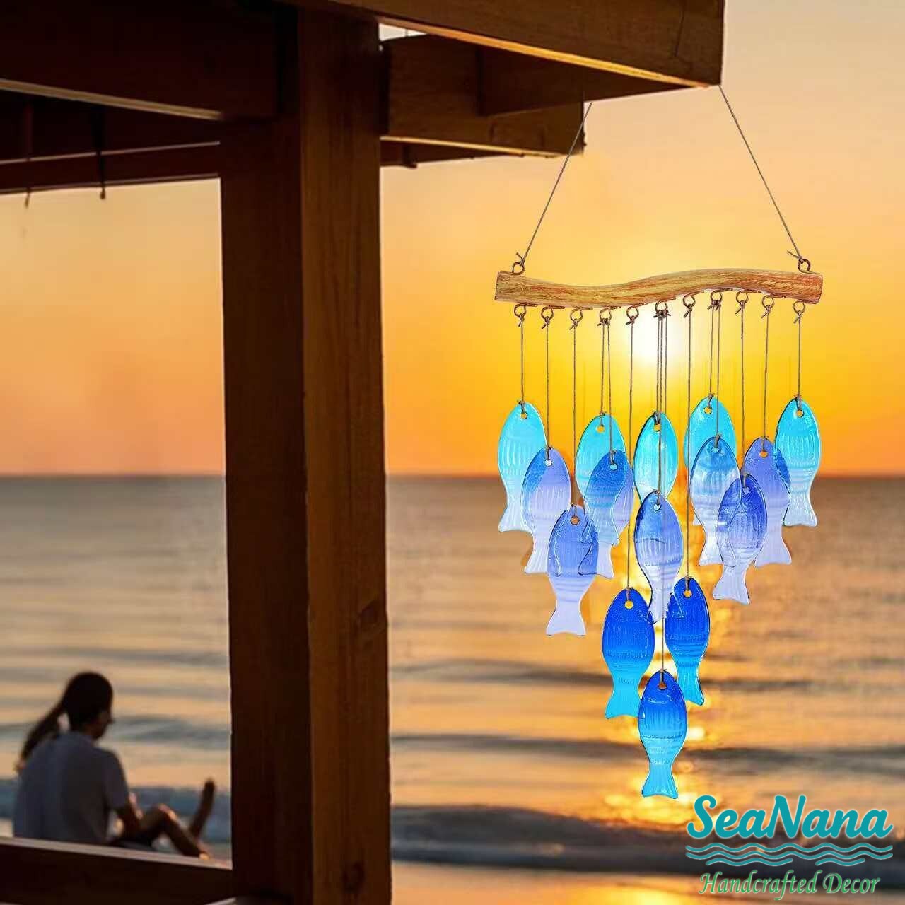Serene Fisherman's Melody Wind Chime