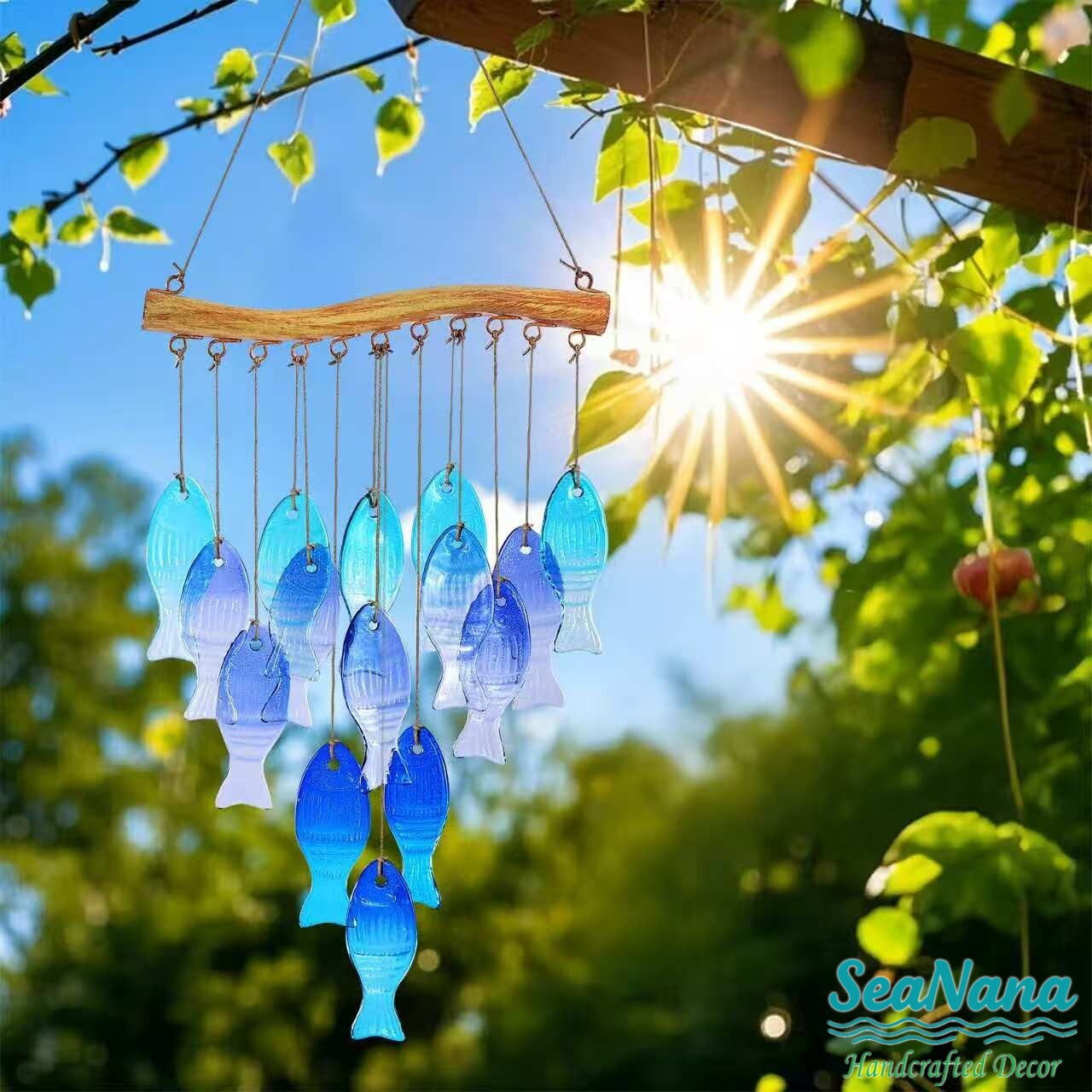 Serene Fisherman's Melody Wind Chime