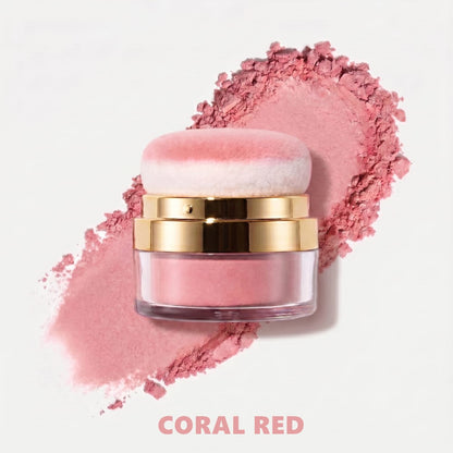 Pat Puff Powder Blush | Lazy Blush Makeup