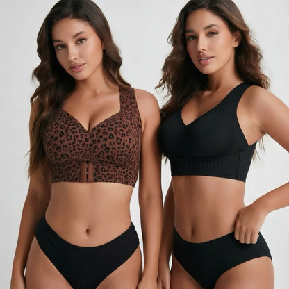 59% OFF Wireless Shaping Bra | 360 Jelly Strip Support Seamless Push Up Bra, Wide Strap Back Smoothing Sports Bra For Yoga Office Daily Wear