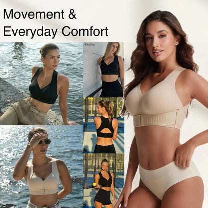 59% OFF Wireless Shaping Bra | 360 Jelly Strip Support Seamless Push Up Bra, Wide Strap Back Smoothing Sports Bra For Yoga Office Daily Wear