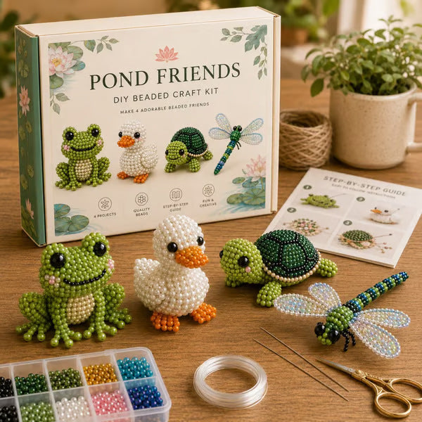 🧵✨ Mini 3D Beaded Animal DIY Kit