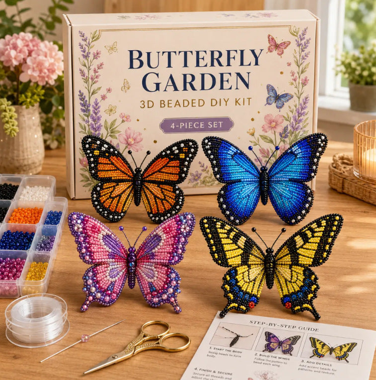 🧵✨ Mini 3D Beaded Animal DIY Kit