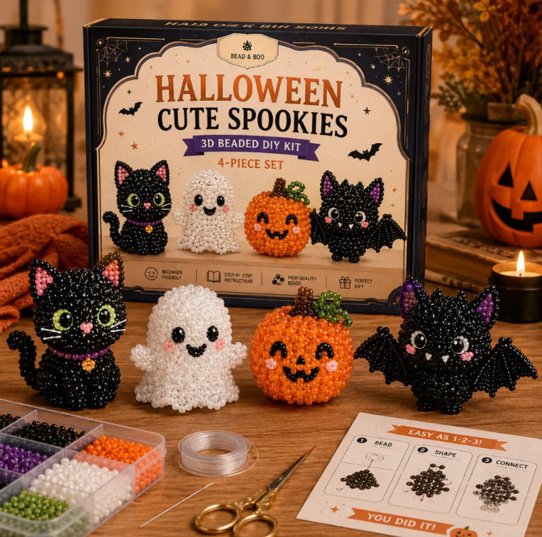 🧵✨ Mini 3D Beaded Animal DIY Kit