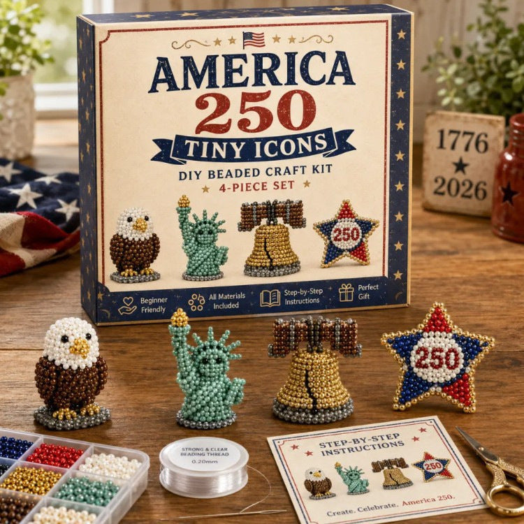 🧵✨ Mini 3D Beaded Animal DIY Kit