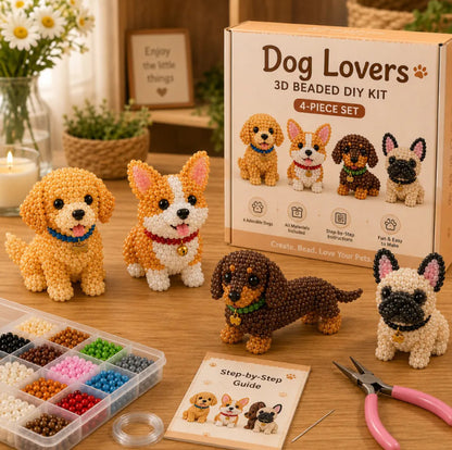 🧵✨ Mini 3D Beaded Animal DIY Kit
