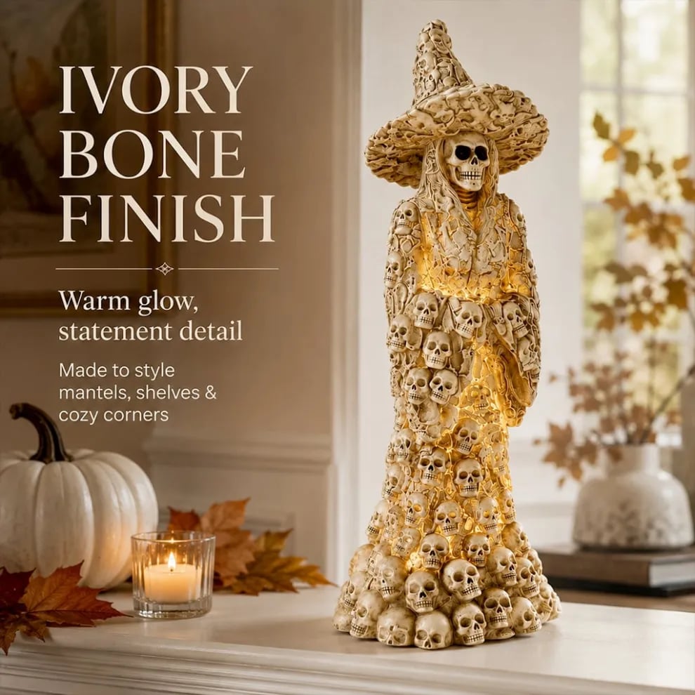 🔥HOT SALE 49% OFF✨Skeleton Witch Ornament
