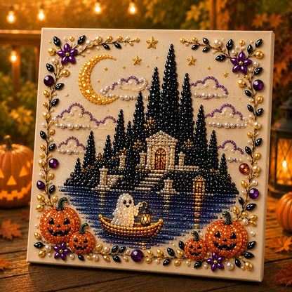 🎃👻 Premium 3D Pearl Halloween Wall Art Kit