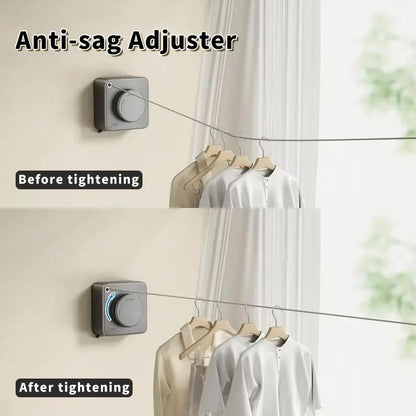 16.40 Ft 40LB Heavy-Duty Retractable Clothes Line