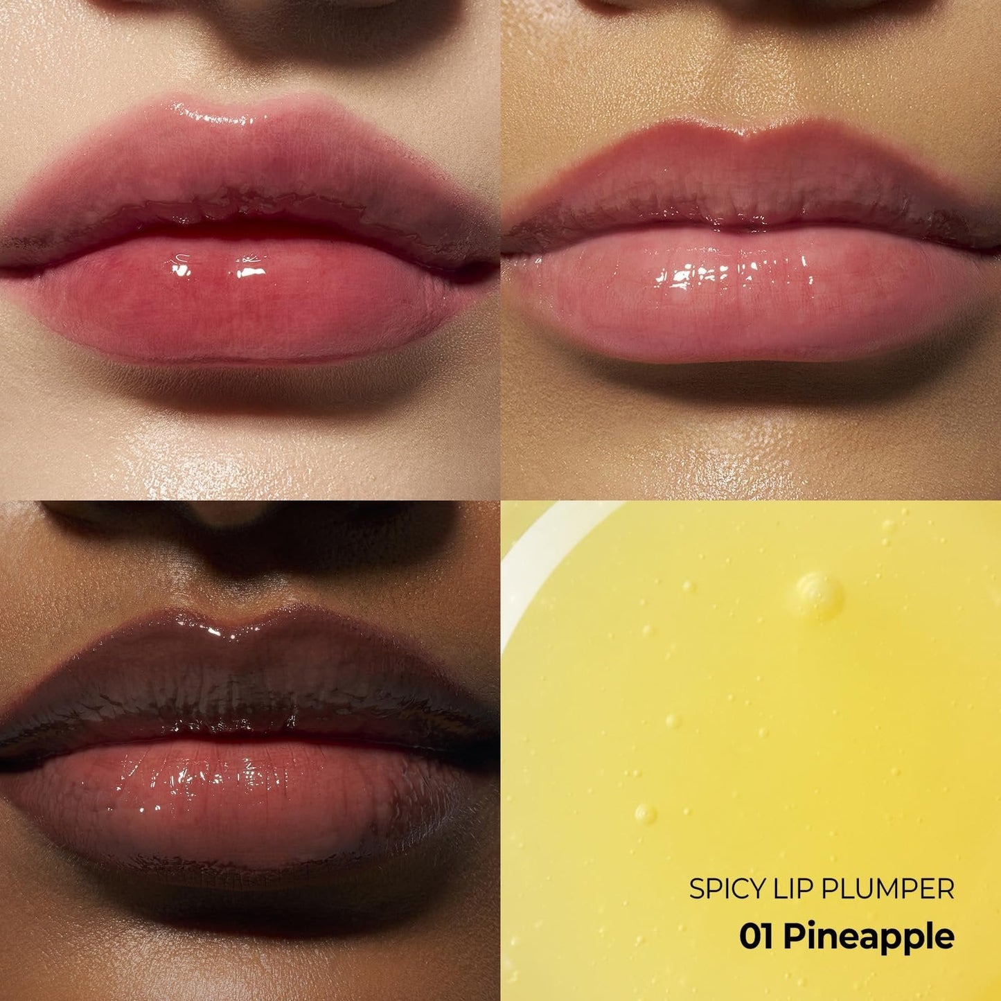 Spicy Lip Plumper — Fuller-Looking Lip Plumper Gloss, Non-Sticky, High-Shine Finish