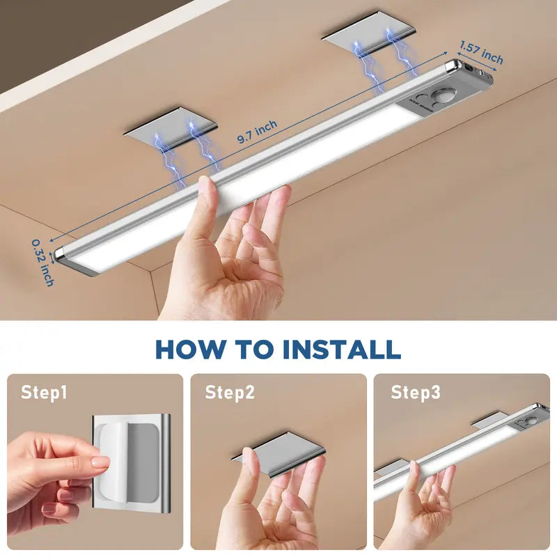 2026Hot sale🔥Wireless Motion Sensor Cabinet Light