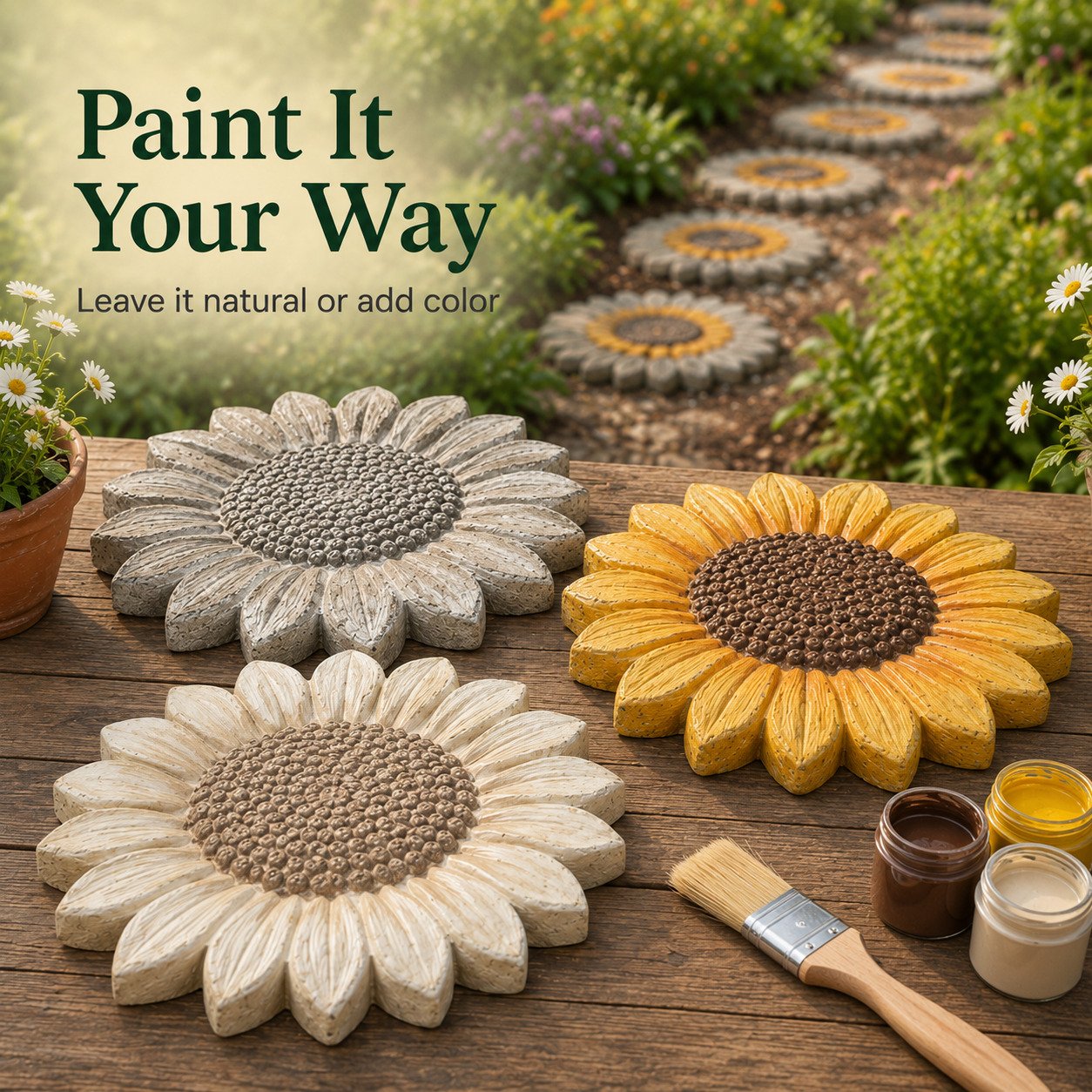 💥 LAST DAY 49% OFF - 🌻 Reusable Garden Art Mold – Make Your Garden Truly One of a Kind （Official Authentic Product）