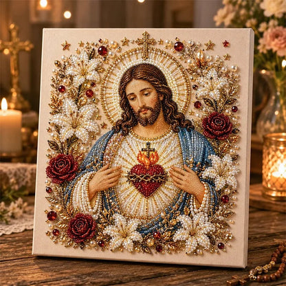 🔥LAST DAY 59% OFF -🙏Christian DIY Pearl Art Set
