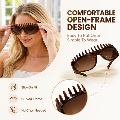 🕶2-In-1 Tortoiseshell Headband Sunglasses