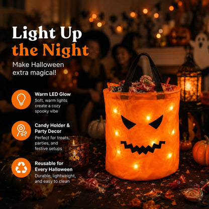 🎃 Fill It, Light It & Trick-or-Treat — Make Every Candy Run Glow! ✨