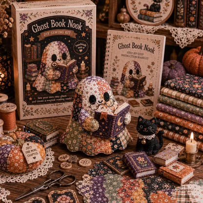 👻Little Ghost’s Cozy Halloween DIY Patchwork Kit