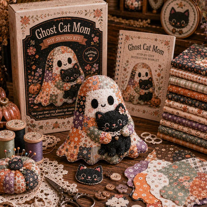 👻Little Ghost’s Cozy Halloween DIY Patchwork Kit