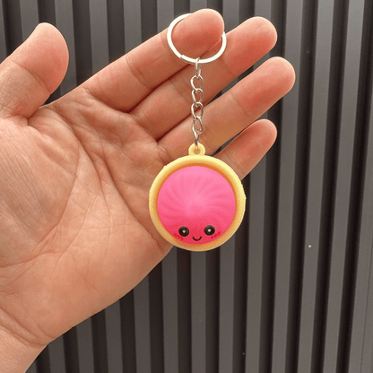Cute Dumpling Fidget Keychain – Blind Box Surprise Stress Relief Toy