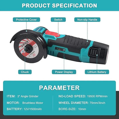 2026Hot sale🔥 Cordless Portable Angle Grinder🔧
