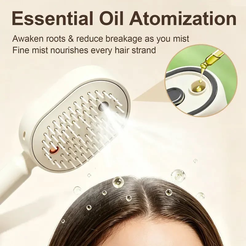 🔥2026 HOT SEAL 59% OFF-Electric Spray Air Cushion Massage Comb