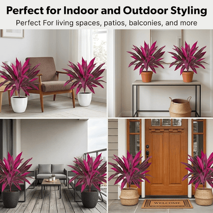 🎁 Last Day 60% OFF - Artificial Boston Fern & Dragon's Blood Tree Plants