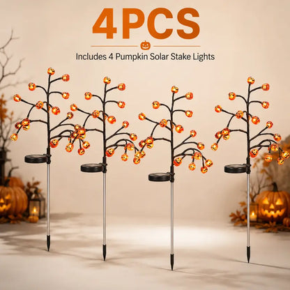 🎃Solar Pumpkin Stake Lights | Waterproof Outdoor Garden Decor, Auto Dusk-to-Dawn