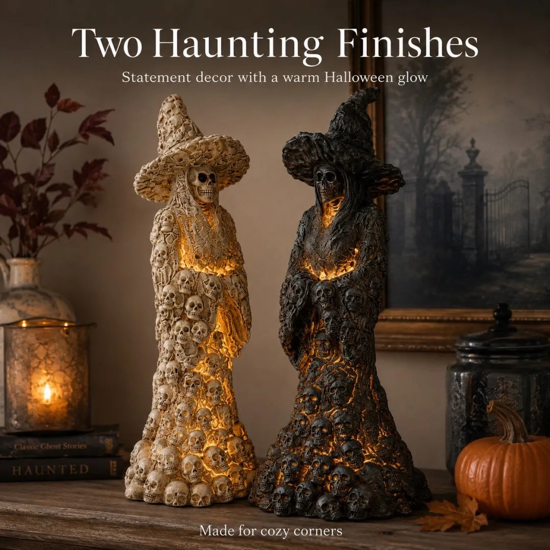 🔥HOT SALE 49% OFF✨Skeleton Witch Ornament