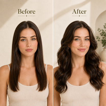 Heatless Hair Curling Headband for Soft Waves and Curls