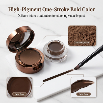 💧 Waterproof & Smudge-Proof! 2-in-1 Eyeliner & Brow Gel for a Flawless Look in Seconds. ✨