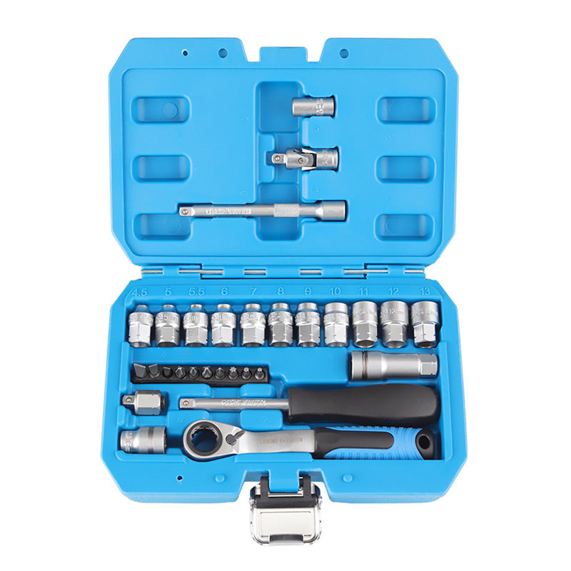 📢📢50% OFF !!⏰29pcs Core Ratchet Socket Wrench Kit