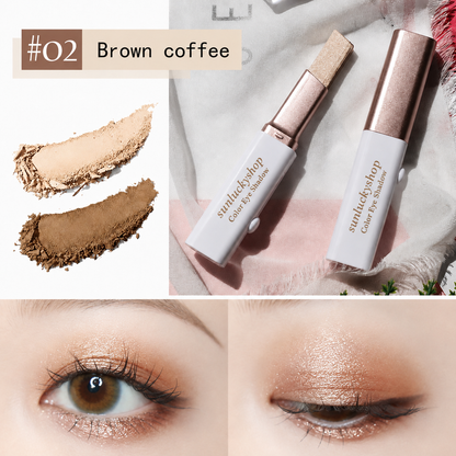 🌟Dual-Tone Eyeshadow Stick Set — 6 Color Waterproof Gradient Eye Shadow Crayons