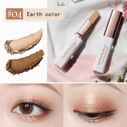 🌟Dual-Tone Eyeshadow Stick Set — 6 Color Waterproof Gradient Eye Shadow Crayons